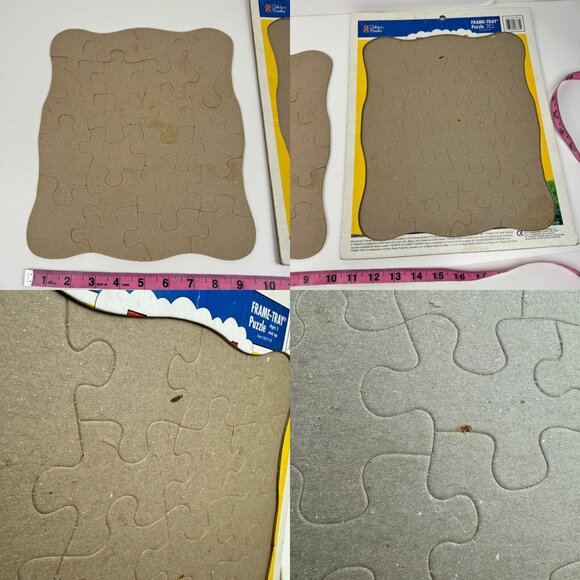 Vtg 1997 Thomas Tank Engine Friends Cardboard Frame Tray Puzzle 22pc Golden Book - Picture 5 of 13